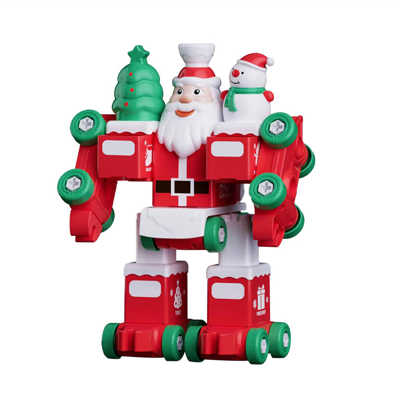 Skanto | 2i1 Transformerende Juletog og Julenisse Robot