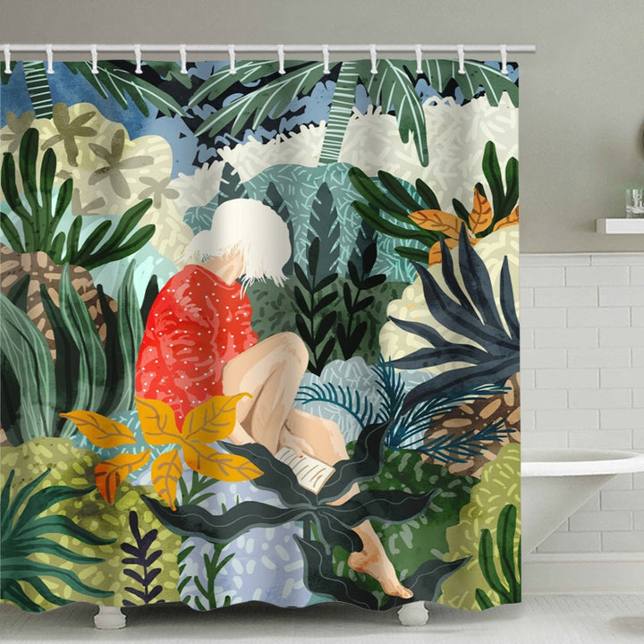 Kunstnerisk Tre Design Dusjforheng Skanto