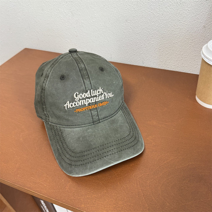 Herrebrodert avslappet baseballcap Skanto