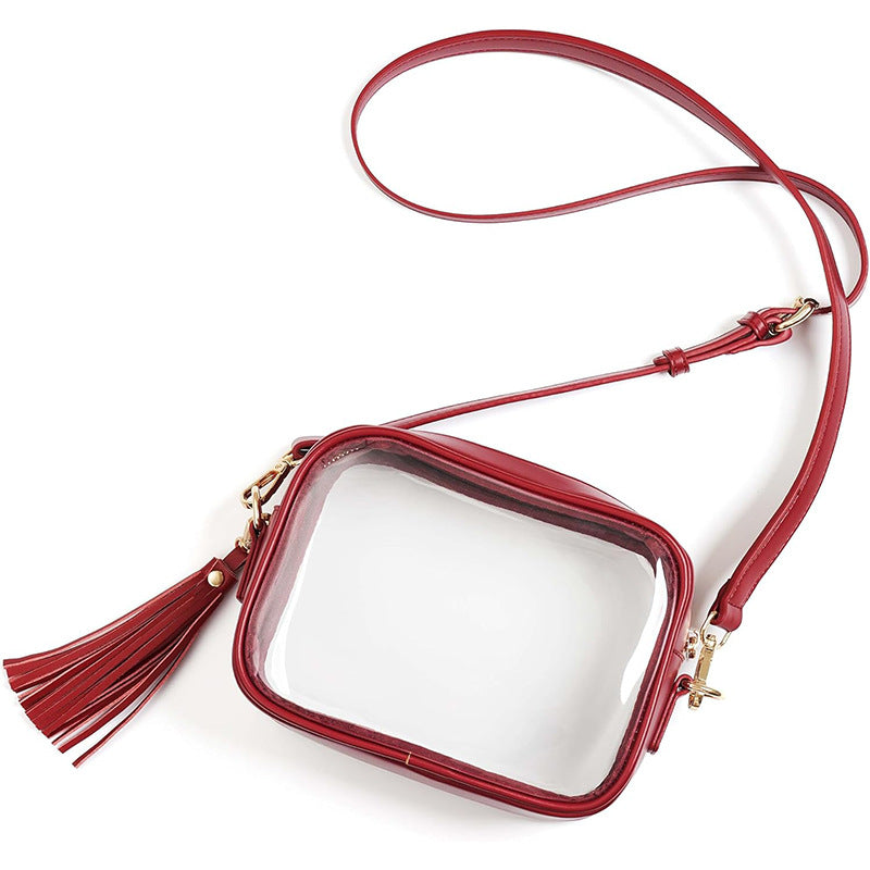 Stilfulle Gjennomsiktige Crossbody Veske Skanto