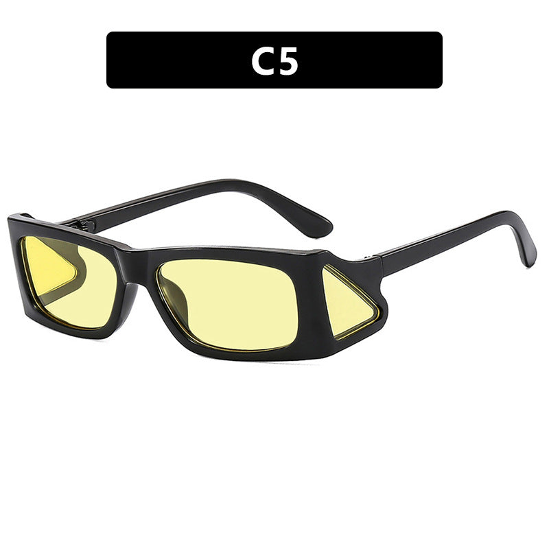 Damer ekstravagante solbrille i geometrisk design Skanto