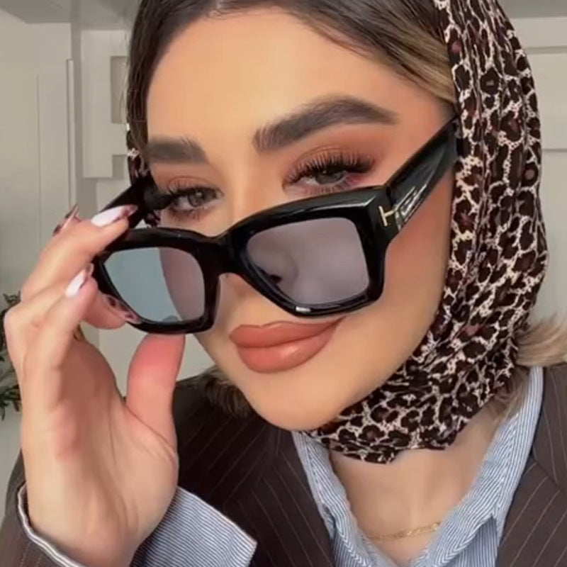 Dame trendy oversized solbriller Skanto