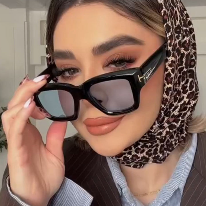 Dame trendy oversized solbriller Skanto