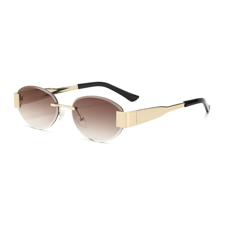 Dame glamorøs solbrille med klar, elegant ramme og beskyttende UV-filter Skanto