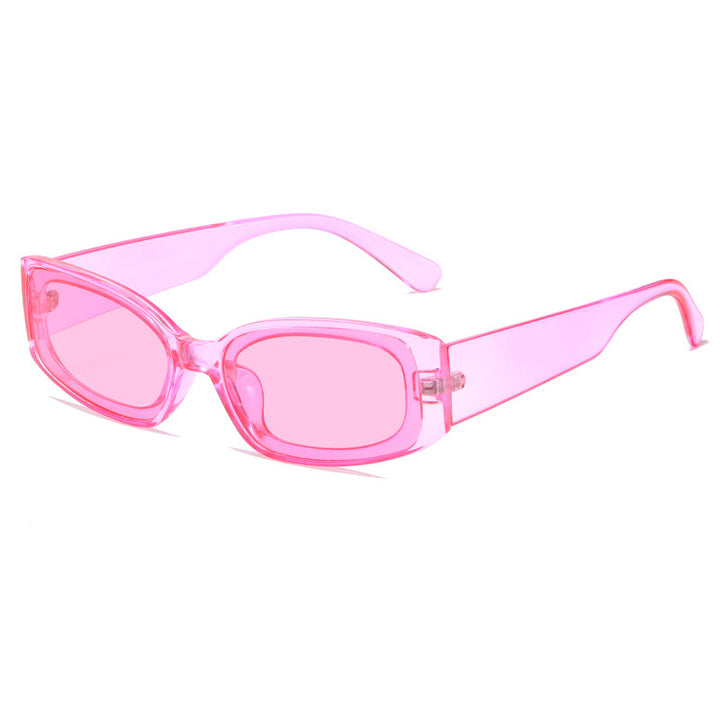 Dame moteriktig solbrille i futuristisk design Skanto