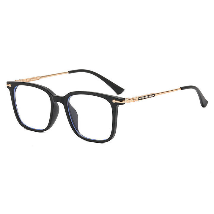 Dame moteriktig solbrille med elegant ramme og kontrasterende glass Skanto