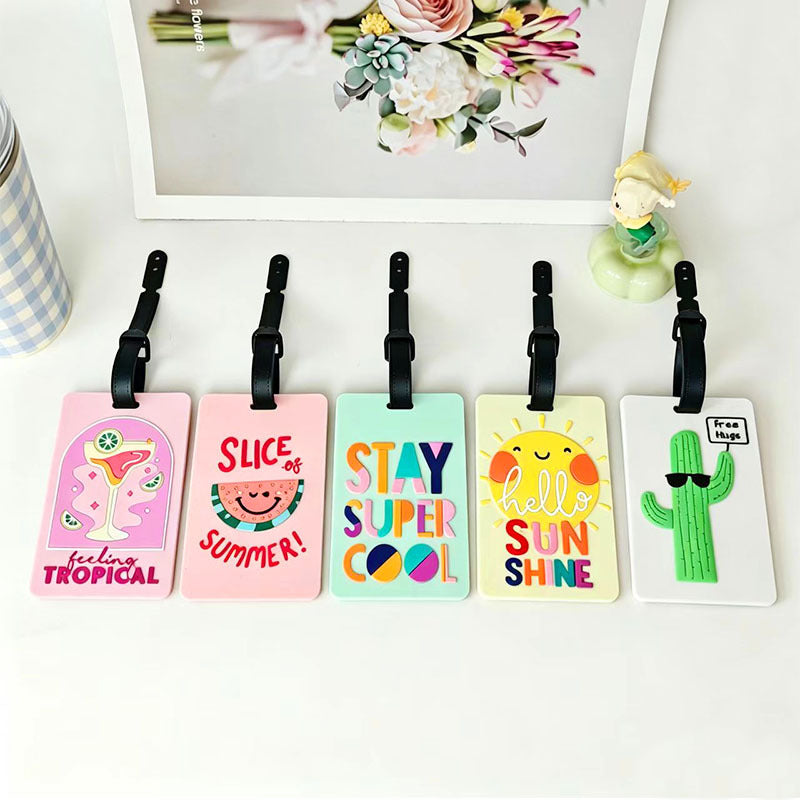 Unisex Tropical Theme Luggage Tag Skanto