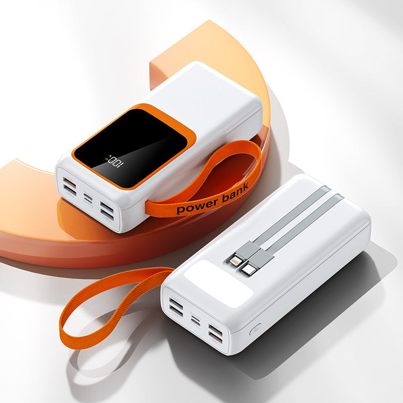 Bærbar Powerbank med Digital Skjerm og Multifunksjonelle Tilkoblinger Skanto
