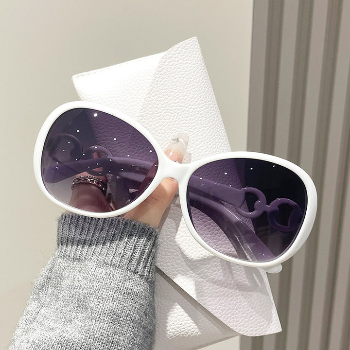 Kvinnelige Overdimensjonerte Solbriller med UV Beskyttelse og Trendy Design Skanto