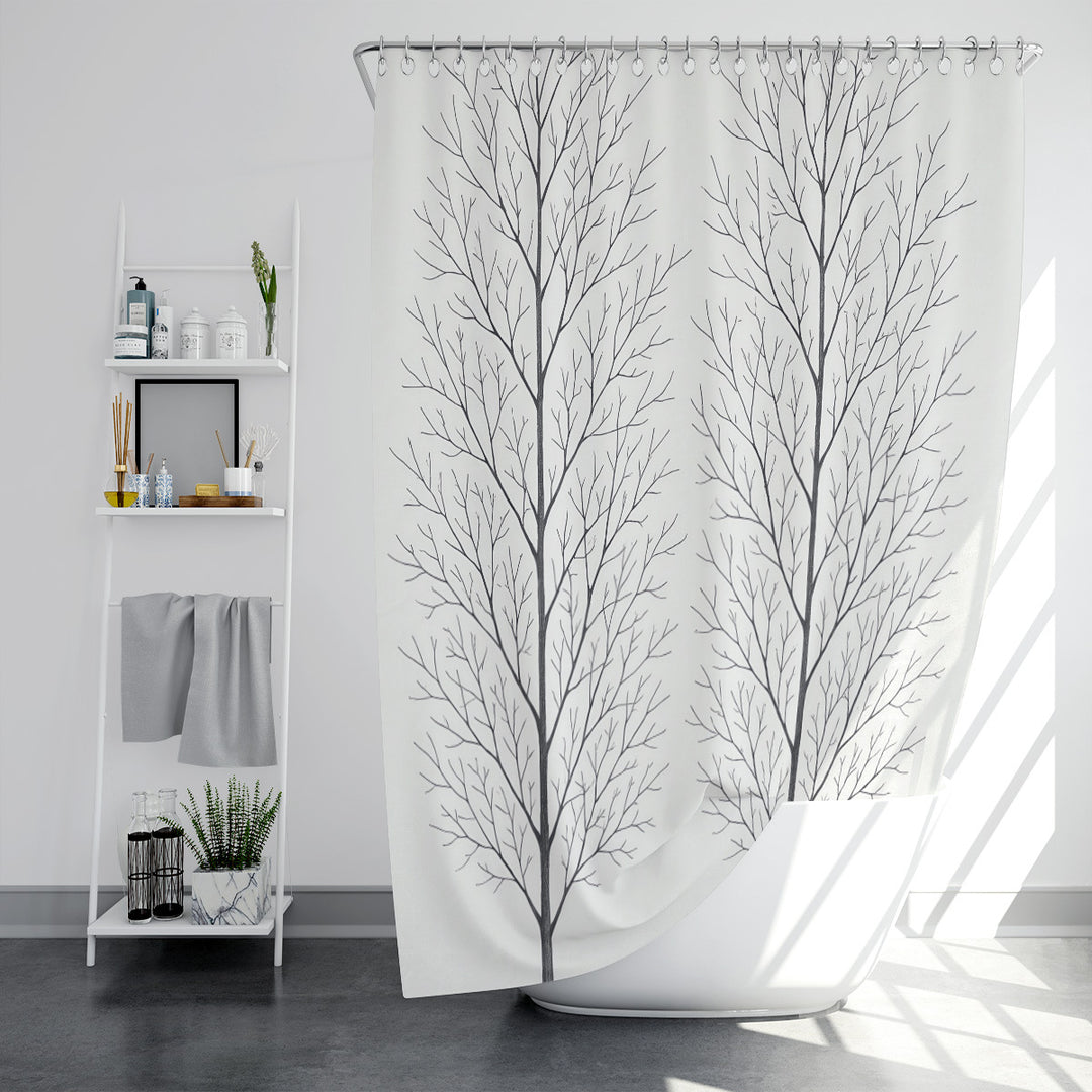 Kunstnerisk Tre Design Dusjforheng Skanto