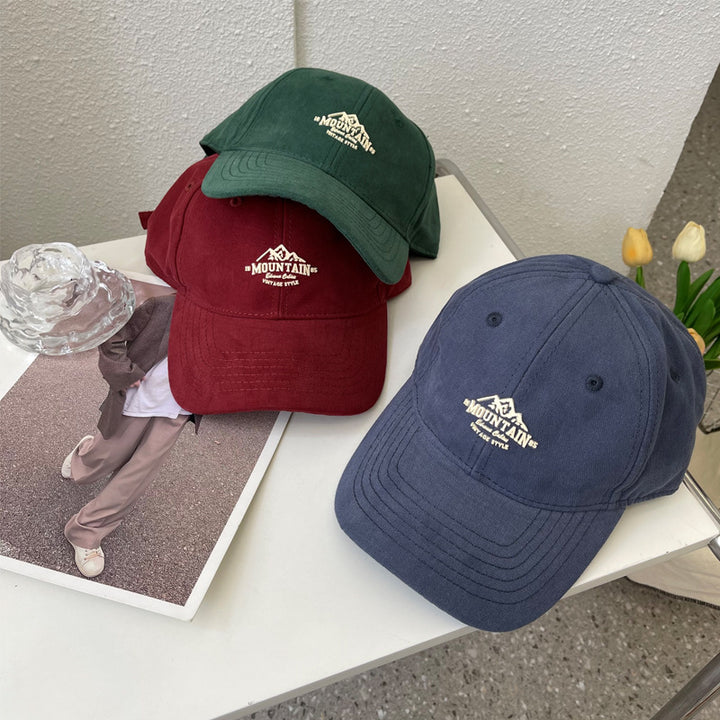 Herre Vintage-Inspirert Fjell Grafisk Baseball Caps Skanto