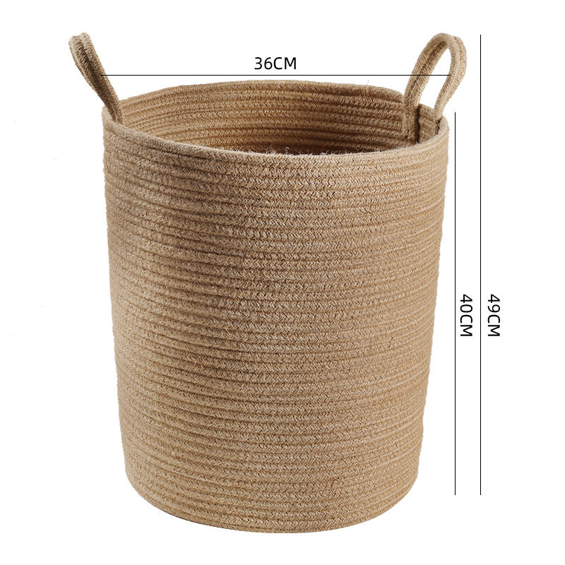 Naturlig Fiber Lagringskurv Skanto
