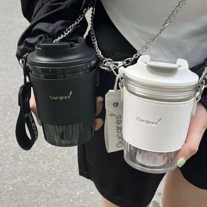 Damen Kaffee- und Teebecher mit praktischem Tragegriff Skanto