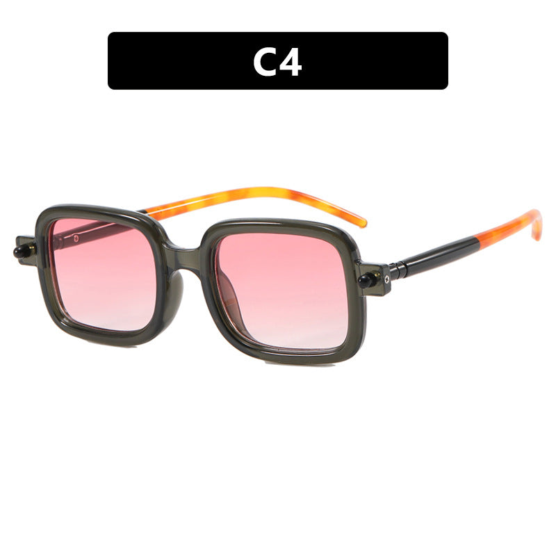 Dame kvadratisk solbrille med iøynefallende og moderne design Skanto