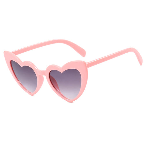 Dame hjerteformet solbrille med polariserte glass og ramme i høy kvalitet пластиковый Skanto