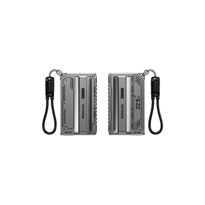 Kompakt powerbank med LED-skjerm og hurtiglading funksjon Skanto