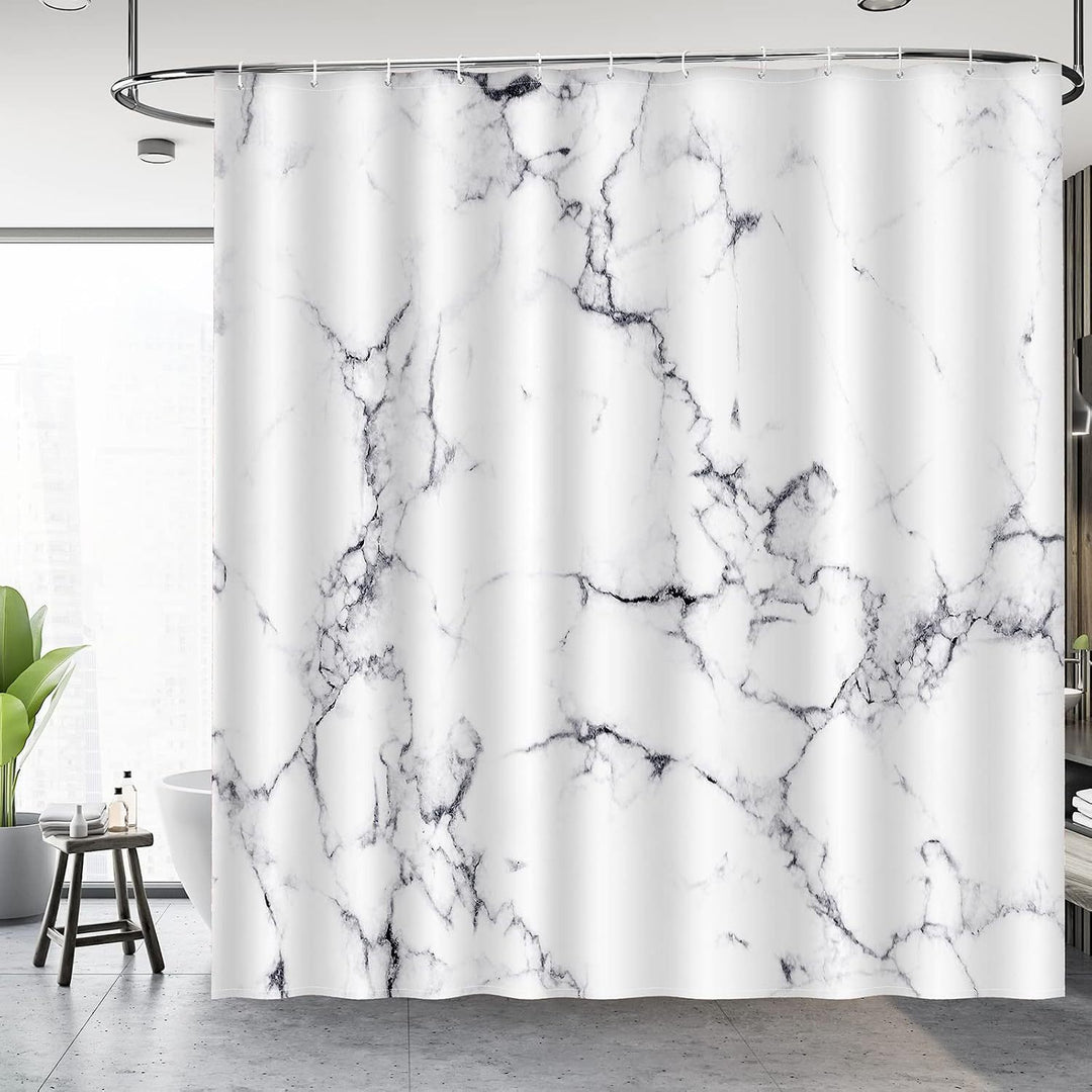 Kunstnerisk marmor tekstur dusjforheng Skanto