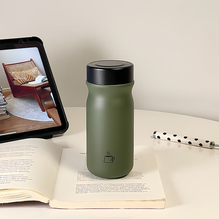 Damen Isoliertrinkflasche mit praktischem Drehverschluss und ergonomischem Design Skanto