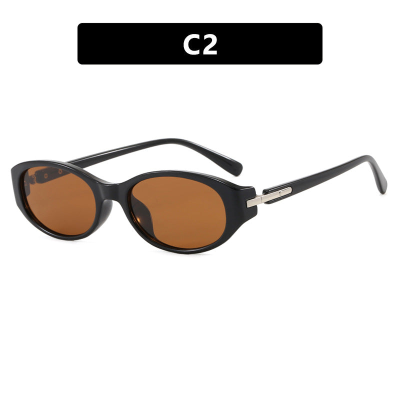 Damen cat-eye solbrille med robust ramme og polariserte linser Skanto