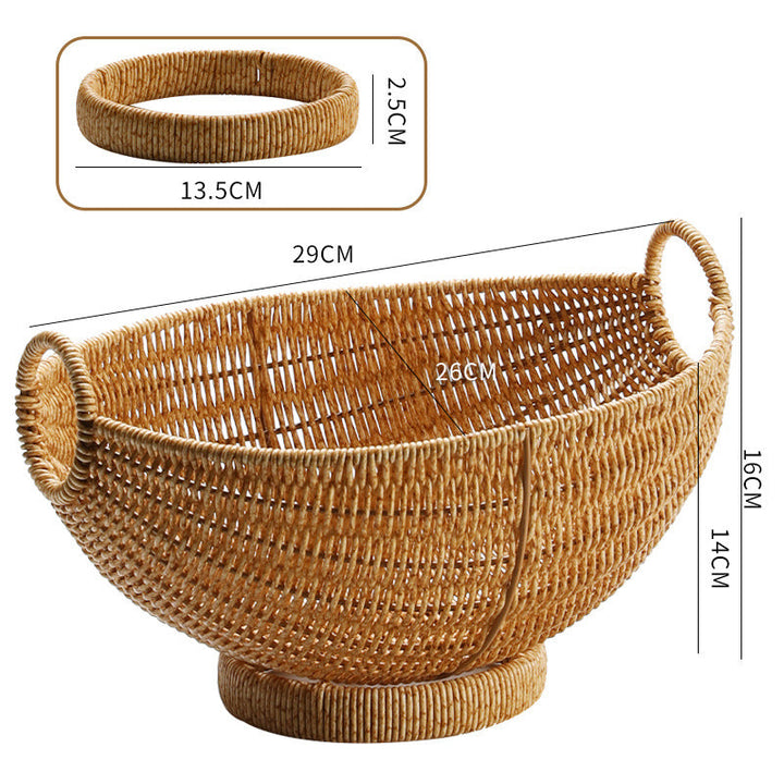 Elegant Vevd Frukt Serveringsbolle Skanto
