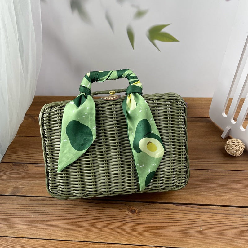 Dame Rattan Håndveske Skanto