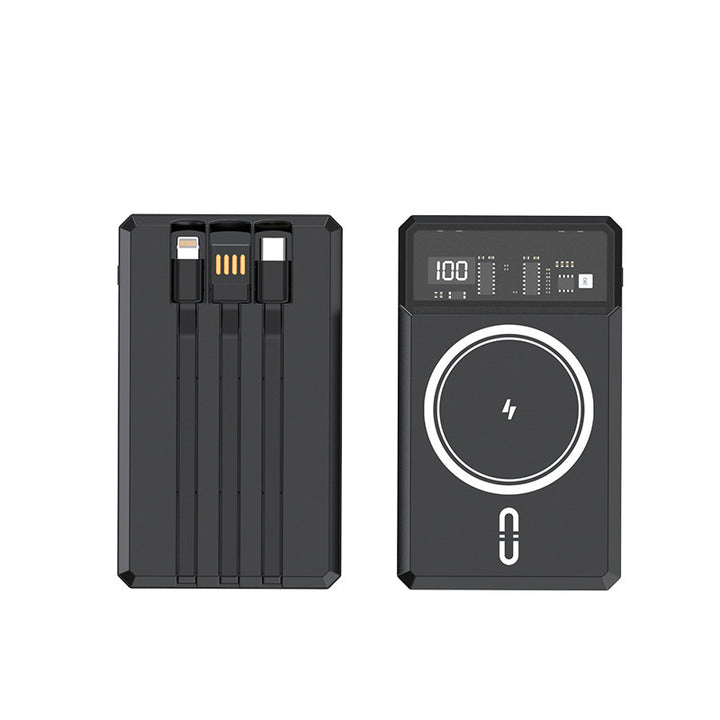 Powerbank med integrerte lys- og hurtigladefunksjoner Skanto