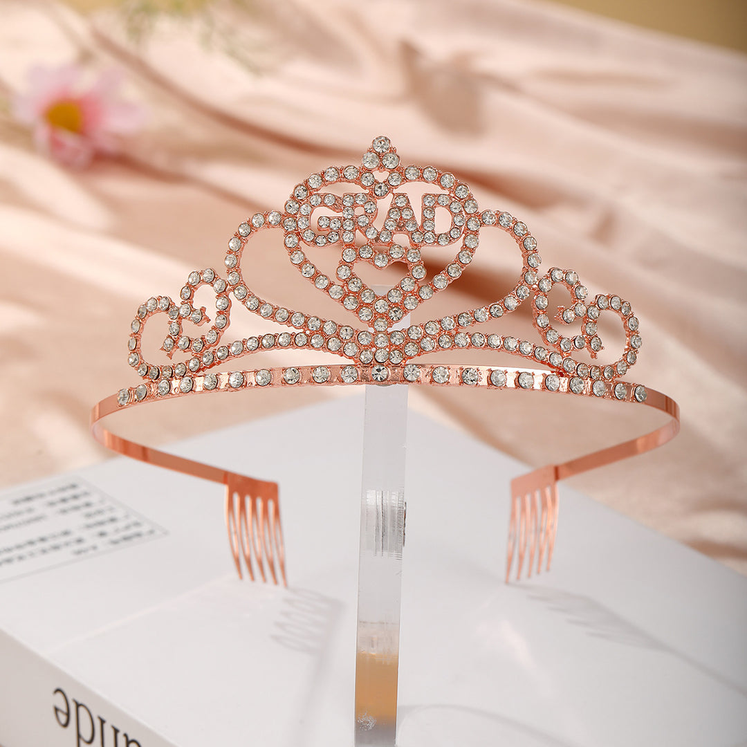Dame Dekorativ Krystal Tiara Skanto
