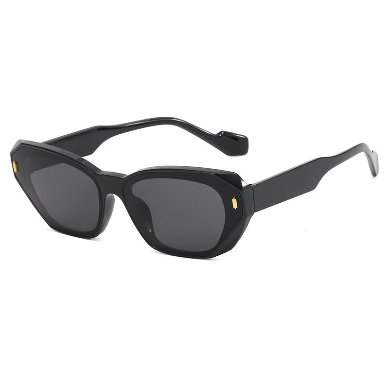 Dame futuristisk diamant-solbrille Skanto