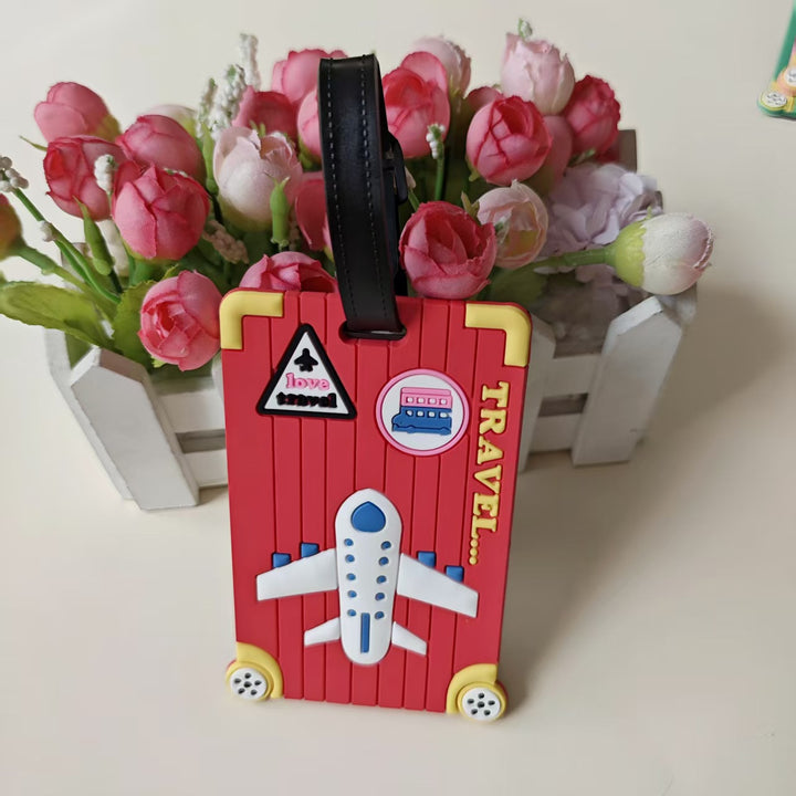 Unisex Bagasjelapp med kreativt reise-motiv Skanto