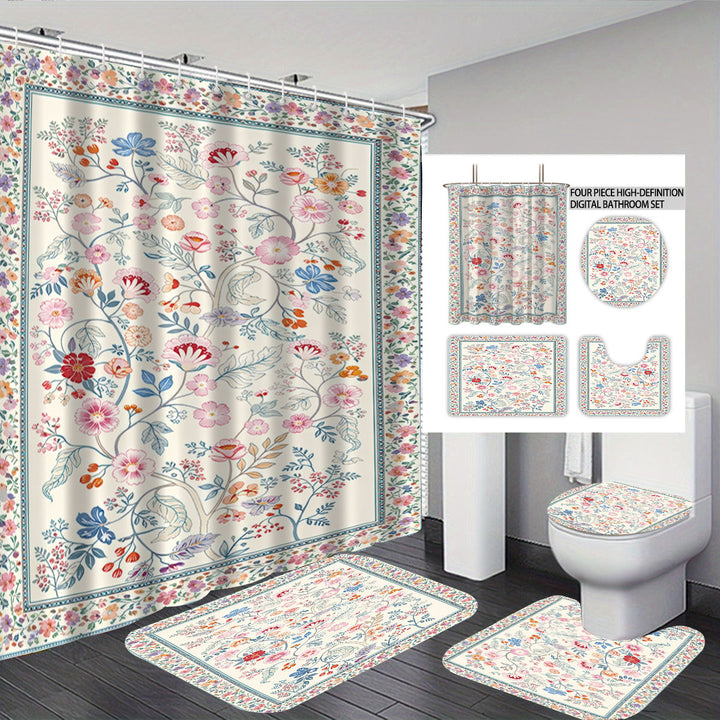 Digital Floral Print Badsett Skanto