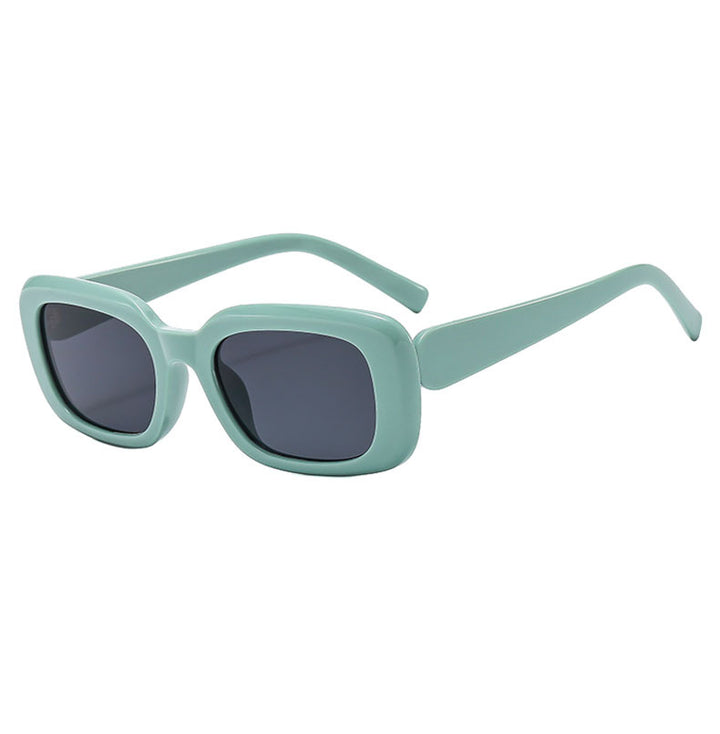 Dame Modis avslappet firkantet solbrille med bred ramme og UV-beskyttelse Skanto