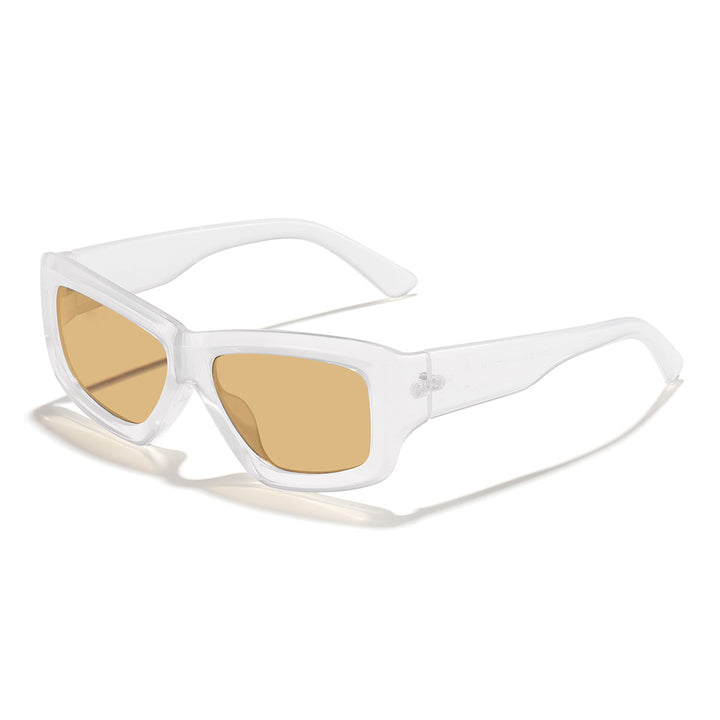 Dame moteriktig solbrille i unik ramme Skanto