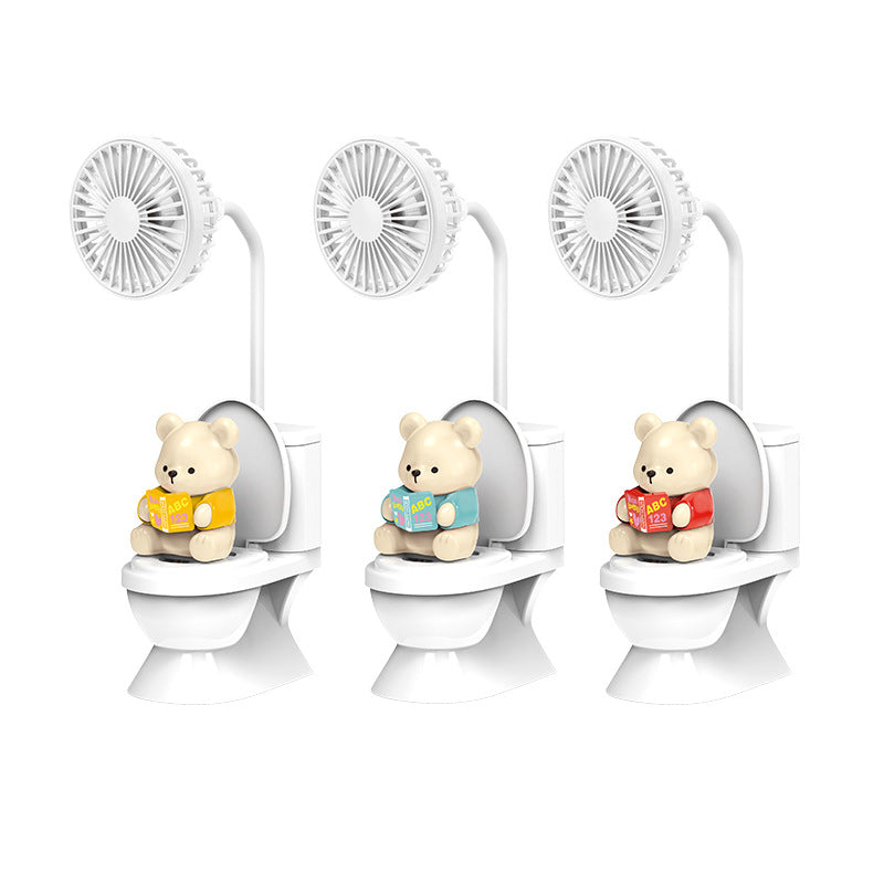 Unisex Søt WC-stol med Fan Skanto