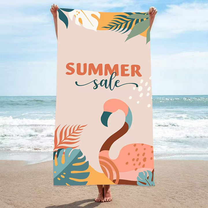 Women's beach towel with creative golf theme Skanto