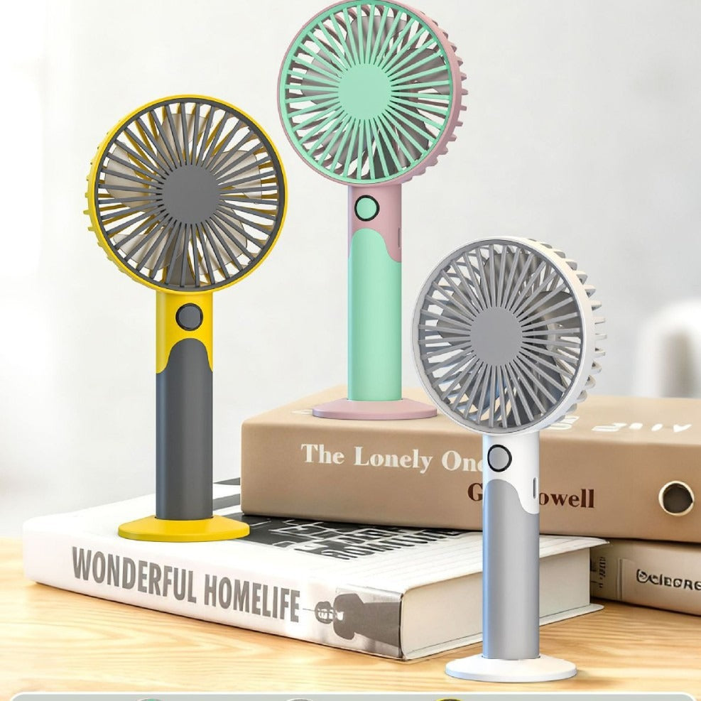 Unisex Bærbar Mini-vifte med ergonomisk design og USB-ladingsfunksjon Skanto