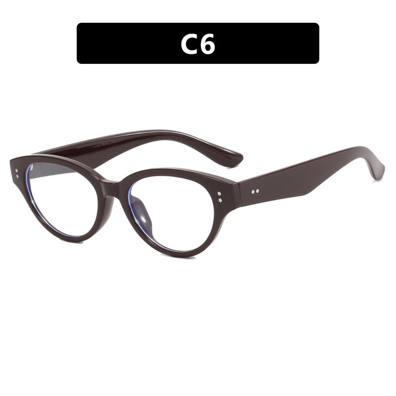 Dame stilige Cat-Eye-briller med elegant plastisk ramme Skanto