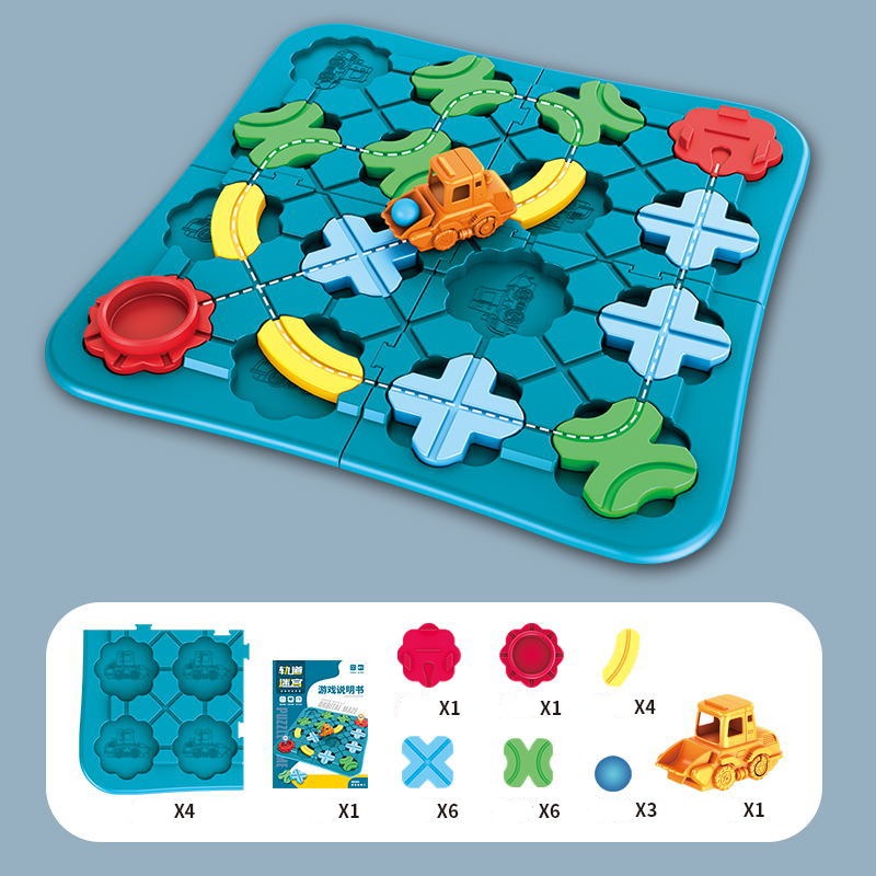 TrackMaster Set – Kreativt utdanningstogsett for barn Skanto
