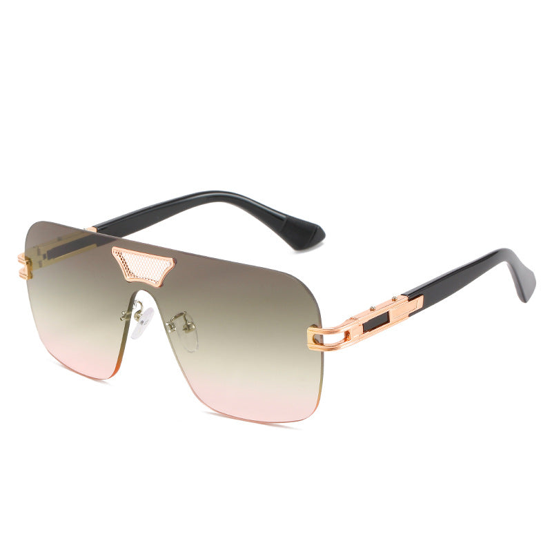 Damer moterik oversized solbriller med spesialramme og UV-beskyttelse Skanto