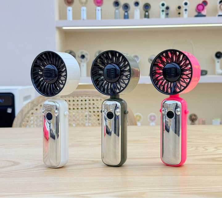 Unisex Bærbar Håndvifte med kraftig batteri og kompakt design Skanto