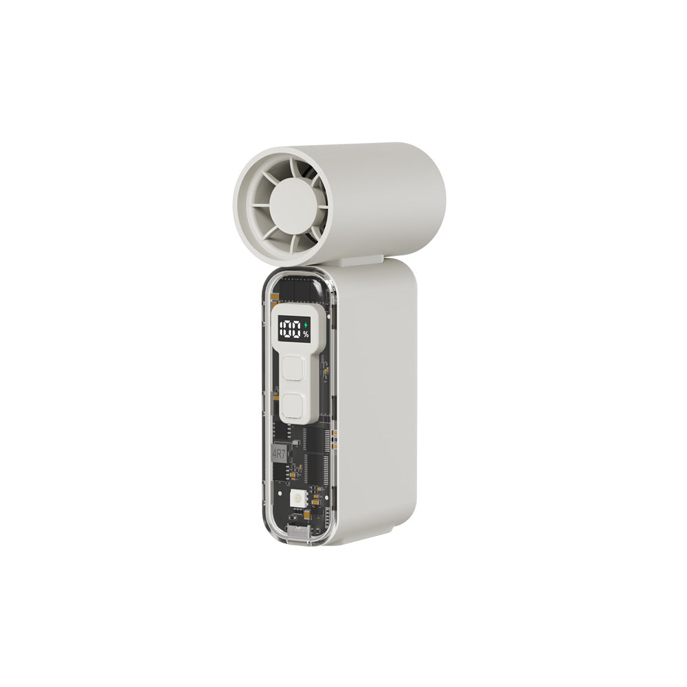 Unisex Bærbar vindturbin med digital hastighetsdisplay Skanto