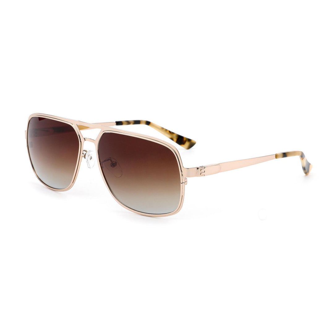 Dame stor solbrille i moderne design med robust ramme Skanto