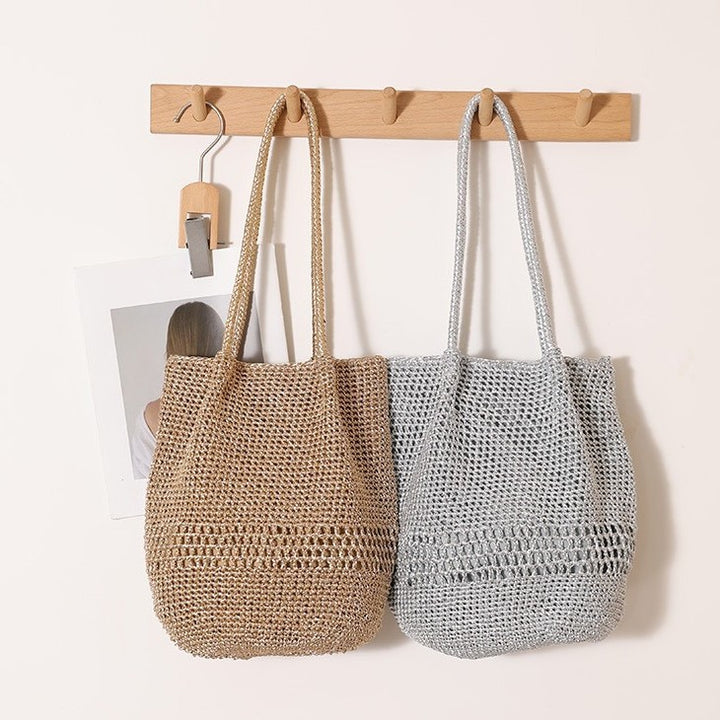 Lett og Pustende Makramee Shopping Bag Skanto