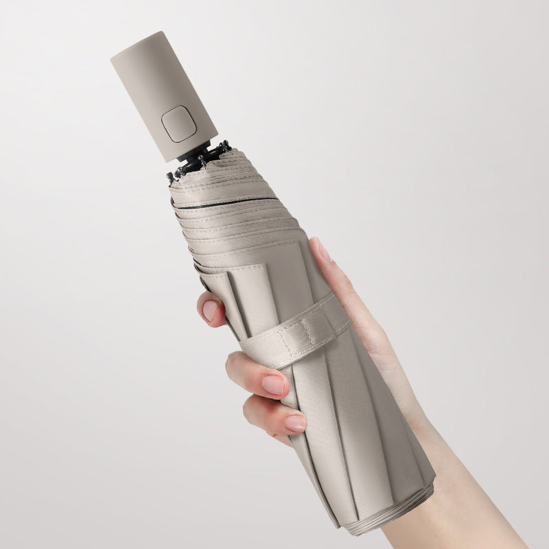 Damen Automatischer Faltregenschirm mit ultraleichtem Design Skanto