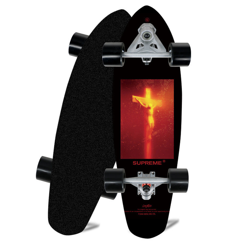 Mini Cruiser Skateboard med Ergonomisk Design Skanto