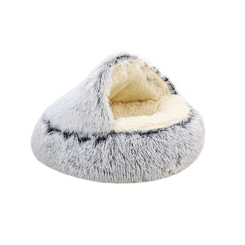 Koselig pels hundeseng