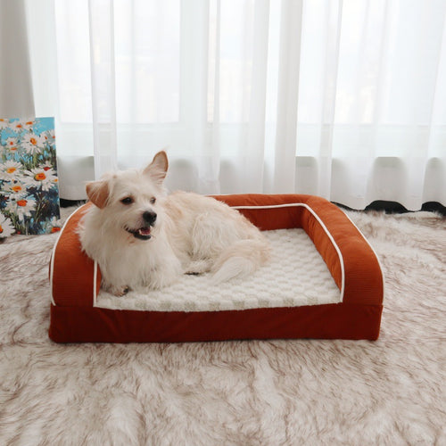 Ortopedisk forsterket hundeseng