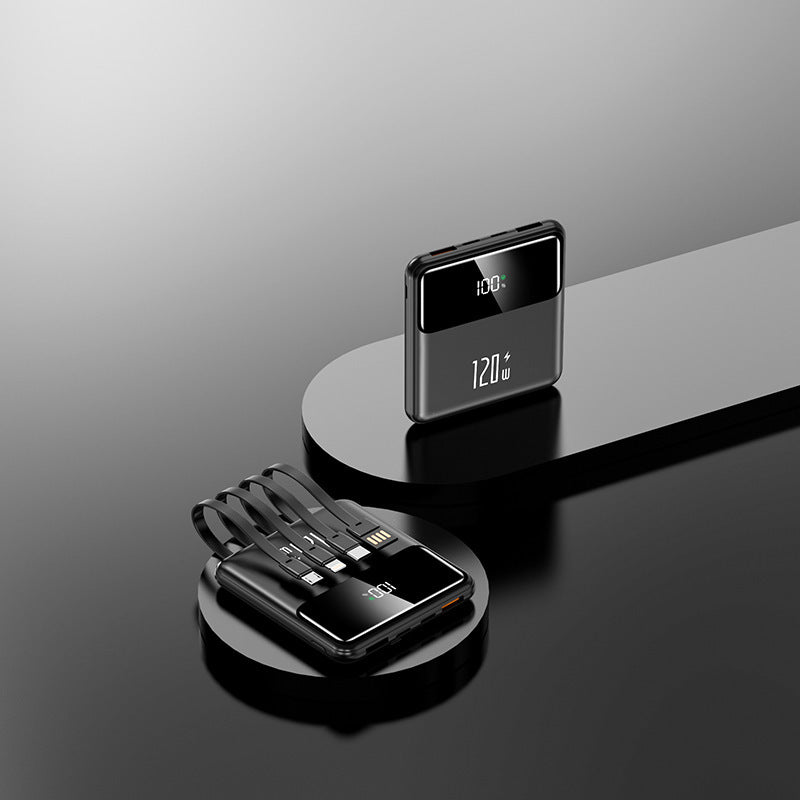 Bærbar powerbank med intelligent ladefunksjon og LCD-skjerm Skanto