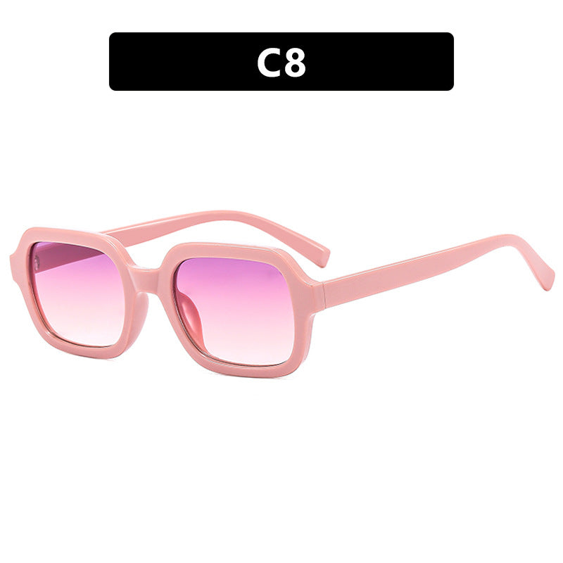 Dame kvadratisk solbrille i elegant design Skanto