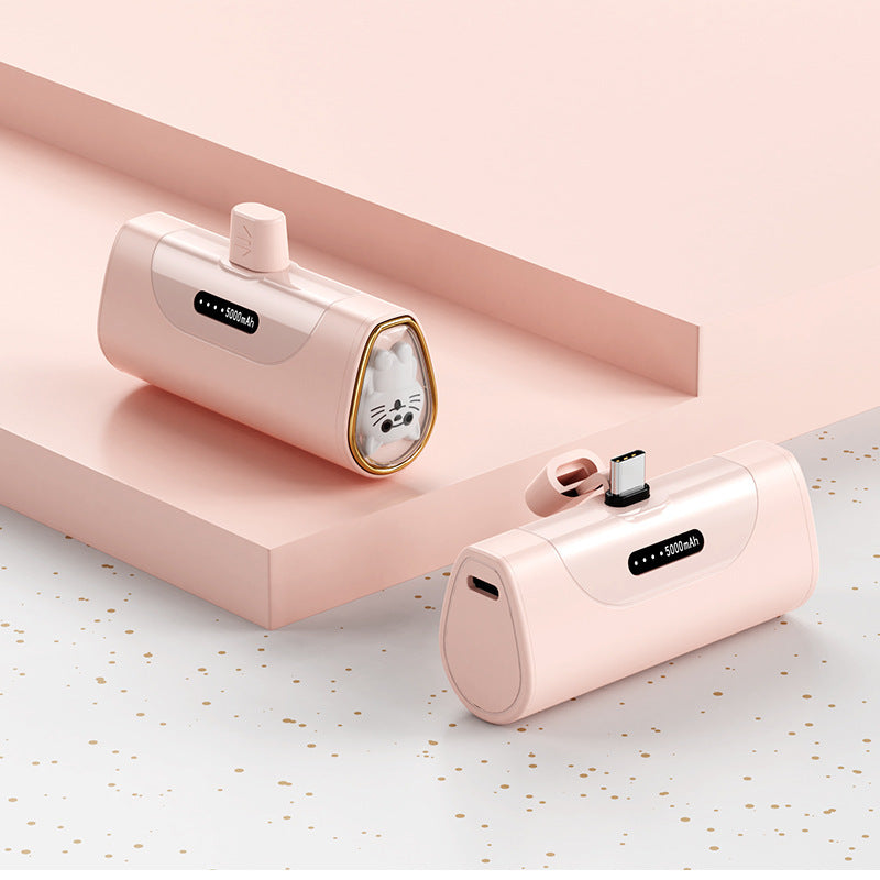 Morsom Powerbank med integrert dyrefigur Skanto