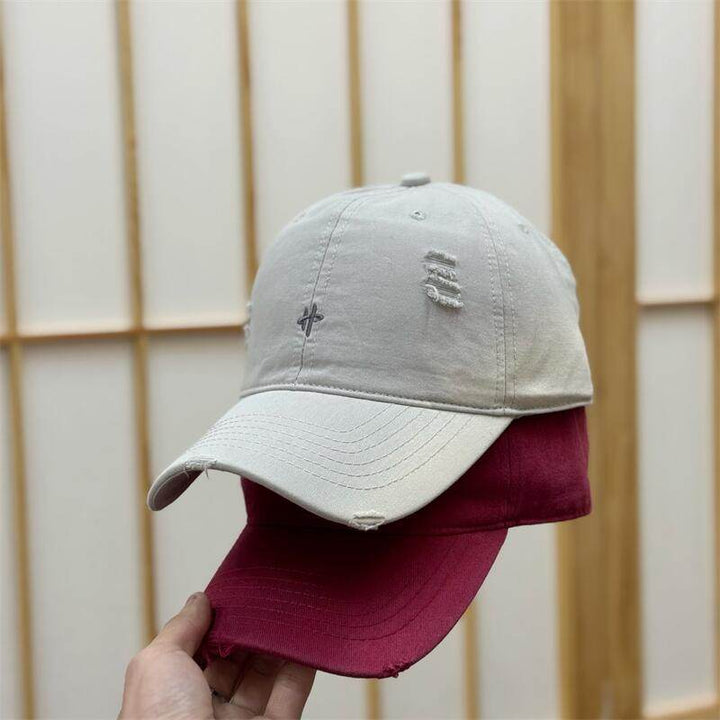 Kvinne Slitt Vintage Baseball Caps Skanto